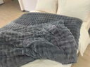 名創(chuàng  )優(yōu)品（MINISO）兔毛絨牛奶絨被子 秋冬被空調被芯棉被加絨加厚冬被200x230cm8斤 曬單實(shí)拍圖