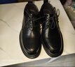 意爾康男鞋圓頭牛皮鞋系帶商務(wù)正裝鞋秋季新款通勤單鞋 97121W 黑色 43 曬單實(shí)拍圖