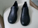 普步仕品牌真皮皮鞋男2026秋季新款時(shí)尚百搭頭層牛皮鞋一腳蹬軟底鞋子男 黑色-四季款 38 標準皮鞋碼 曬單實(shí)拍圖