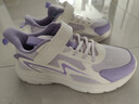 361°童鞋 兒童跑鞋25秋季男女童3-14歲緩震校園運動(dòng)鞋 紫37 曬單實(shí)拍圖
