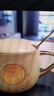 星巴克（Starbucks）杯子金色桂花銅章馬克杯陶瓷帶蓋勺辦公室咖啡杯情侶禮盒伴手禮 金桂杯單杯原盒+桂花蓋+勺子 曬單實(shí)拍圖
