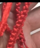 核桃紅繩手鏈本命年男女?huà)雰和瘜殞毶碜o壓驚飾品桃木手工手串 紅線(xiàn)桃核平結 曬單實(shí)拍圖