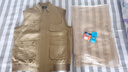 多口袋馬甲男春秋季純棉休閑男士馬夾寬松坎肩釣魚(yú)背心外套 純棉卡其色 3XL 56 曬單實(shí)拍圖
