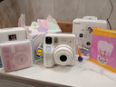 富士（FUJIFILM）拍立得instax mini SE男女學(xué)生款一次成像傻瓜相機mini 7+/7s/7c升級版套餐含相紙 白色【云朵時(shí)光套裝】 套餐二【標配+10張相紙+硅膠套+基礎版禮包】 曬單實(shí)拍圖