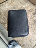 新款風(fēng)琴包男女款多卡位拉鏈休閑小巧重要證件收納方便短款錢(qián)包 黑色 曬單實(shí)拍圖