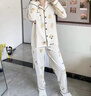 浪莎睡衣女防螨抑菌春秋款可外穿純棉冬長(cháng)袖長(cháng)褲大碼女生家居服套裝 曬單實(shí)拍圖