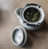 TEAHUE汝窯手抓壺蓋碗茶杯防燙陶瓷泡茶壺高檔家用功夫茶具公道杯帶茶漏 曬單實(shí)拍圖