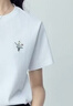 佐丹奴短袖T恤女2026夏季純棉花束刺繡森系圓領(lǐng)休閑上衣13326320 曬單實(shí)拍圖