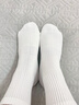 棉十三大碼襪子男士中筒襪100%純棉秋冬季加肥抗菌防臭44-47大號長(cháng)筒5雙 曬單實(shí)拍圖