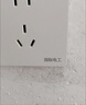 國際電工86型暗裝開(kāi)關(guān)插座超薄大面板啞光銀色一開(kāi)五孔電源插座單雙控開(kāi)關(guān) 16A三孔插座【空調熱水器專(zhuān)用】 曬單實(shí)拍圖