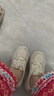 蜘蛛王厚底老爹鞋女秋季網(wǎng)面內增高小個(gè)子休閑運動(dòng)鞋  70F155 米色 35 曬單實(shí)拍圖
