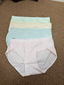 寶娜斯女士?jì)妊潯?條裝】7A抑菌純棉底襠三角內褲女無(wú)痕中腰女式內褲 曬單實(shí)拍圖