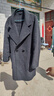 貝曼玲高端品牌 雙面羊絨大衣女中長(cháng)款2026春秋新款韓版寬松羊毛呢外套 深灰色 L 【115-130斤】 曬單實(shí)拍圖