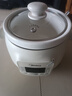 美的（Midea）電燉鍋1-2人電燉盅燉鍋 家用燕窩燉盅陶瓷燉湯盅電燉鍋嬰兒輔食小燉鍋煲湯電燉鍋電砂鍋煲湯鍋 【爆款】白瓷膽=4碗 1.5L DGE1556 曬單實(shí)拍圖