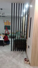 緣音客廳入戶(hù)門(mén)屏風(fēng)隔斷立柱北歐簡(jiǎn)約烤漆玄關(guān)欄柵花架免打孔格柵高 【221-260cm/根】8根起發(fā).黑白灰 曬單實(shí)拍圖