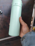 米家保溫杯彈蓋保溫杯保冷杯480ml旅行便攜不銹鋼車(chē)載水杯竹綠色 曬單實(shí)拍圖
