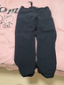 優(yōu)衣庫常規款男裝女裝保暖休閑長(cháng)褲/休閑褲褲子479375 09 黑色 L /175/88A 曬單實(shí)拍圖