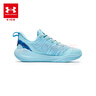安德瑪（Under Armour）【庫里12】?jì)和湍ネ笟饣@球鞋男女童耐磨籃球鞋3028501 藍色38.5 曬單實(shí)拍圖