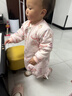 比比灣桑蠶絲嬰兒分腿睡袋寶寶a類(lèi)純棉兒童防踢被子肚圍連體衣 蘑菇房子【中厚120g】桑蠶絲 90碼【建議身高80-95cm】 曬單實(shí)拍圖