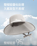 蕉下（beneunder）遮陽(yáng)帽子女雙面漁夫帽防曬帽男大帽檐防紫外線(xiàn)全臉遮陽(yáng)太陽(yáng)帽米 曬單實(shí)拍圖