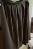 浪莎咖色毛呢半身裙女冬季2025新款高腰顯瘦中長(cháng)款學(xué)院風(fēng)a字百褶傘裙 曬單實(shí)拍圖
