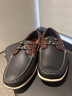 Clarks其樂(lè )Orson Sail男士新款一腳蹬時(shí)髦商務(wù)休閑通勤皮鞋 深藍色/棕色 261861987 42 曬單實(shí)拍圖