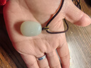 和玉莊新中式深清淺清和田玉無(wú)事牌吊墜配繩多款新款 青白玉吊墜【天然和田玉】 曬單實(shí)拍圖