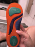 邁高樂(lè )全包裹足弓支撐扁平足舒適休閑軟彈減震運動(dòng)抗扭鞋墊 黑橘41-42 曬單實(shí)拍圖