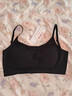 都市麗人內衣女帶胸墊無(wú)鋼圈美背大露背文胸防走光打底百搭運動(dòng)胸罩低調黑 曬單實(shí)拍圖