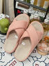 樸西2026新款居家清晏開(kāi)口亞麻拖鞋女士透氣吸汗室內防滑亞麻拖鞋男款 蜜桃粉 【亞麻親膚款】 36-37 曬單實(shí)拍圖