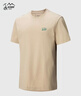 奧索卡戶(hù)外短袖男 夏季男士T恤透氣舒適棉質(zhì)休閑上衣 淺稻谷棕-457 S (165) 曬單實(shí)拍圖