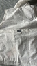 韓佟娜休閑【帶透氣網(wǎng)】連帽無(wú)袖短款馬甲女夏薄款外穿背心寬松中年馬夾 白色 L 【建議105斤以?xún)取?曬單實(shí)拍圖