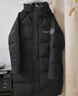 鴨鴨（YAYA）爸爸羽絨服男冬中年男士加肥大碼中老年男款冬季中長(cháng)款保暖外套D 黑色-YE5B714981A XL 曬單實(shí)拍圖