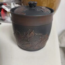 胖東來(lái)同款熱賣(mài)紫陶茶葉罐密封罐陶瓷紫砂大小號醒茶罐普洱儲存罐防潮罐 荷花茶葉罐 950ml 1 曬單實(shí)拍圖
