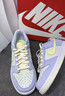 耐克大童輕便皮面運動(dòng)鞋冬季新款男女童平底板鞋NIKE DUNK FJ4641 536氧氣紫/淺檸檬黃綠/山峰白 40 曬單實(shí)拍圖