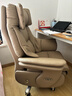 顧家家居老板椅電動(dòng)加熱 座椅通風(fēng)辦公椅 按摩人體工學(xué)椅 家用電腦椅可躺 咖丨頭層牛皮丨【座墊加熱通風(fēng)】丨按摩 曬單實(shí)拍圖