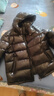 JEEP SPIRIT極寒厚款戶(hù)外保暖免洗東北冬季高端亮面羽絨服男女短款外套男 黑色 4XL =5碼 155-175斤 曬單實(shí)拍圖