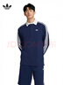阿迪達斯（adidas）三葉草系列 男 3S PL 長(cháng)袖POLO KE3574 深靛藍 2XL 曬單實(shí)拍圖