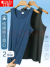 紅豆2件裝純棉背心男運動(dòng)吸汗透氣打底衫組合二185/110 曬單實(shí)拍圖