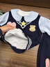 G.duck小黃鴨女童套裝春秋2026新款朱迪兔子警官兒童衣服女寶寶春裝衛衣 藏青色 90 碼建議9個(gè)月-1歲20-25斤cm 曬單實(shí)拍圖