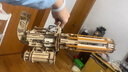 若客（ROKR）加特林機槍 積木槍兒童玩具槍diy手工木質(zhì)拼裝模型槍男孩生日禮物 曬單實(shí)拍圖