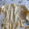 小三月新生嬰兒兒衣服秋冬款秋衣秋褲分體套裝開(kāi)襠寶寶純棉內衣打底春天 C1和M-977滿(mǎn)印小熊黃 73 cm 建議14-19斤 曬單實(shí)拍圖