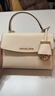 MICHAEL KORS 邁克高仕【女神節禮物】MK Ava 超小號迷你手提包斜挎包 淺奶油色 289 迷你 曬單實(shí)拍圖