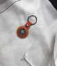 ESCASE適用AirTag2保護套蘋(píng)果airtag仿真皮定位防丟追蹤器耐臟防摔帶掛鉤鑰匙保護殼ES-KPLE01鞍褐色 曬單實(shí)拍圖