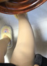 小野和子【楊冪同款】光腿神器雙層絲襪女秋冬季加絨保暖肉色打底褲連褲襪 曬單實(shí)拍圖