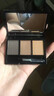LAMEILA立體三色眉粉防水防汗不脫妝鼻影眼影修容彩妝化妝品 深咖色 嚴選 曬單實(shí)拍圖