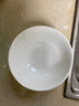 瓷秀源純白色骨瓷飯碗防燙高足碗家用陶瓷碗米飯碗白瓷小湯碗面碗餐具 6英寸高腳碗 直徑15.9cm 曬單實(shí)拍圖