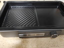 法詩(shī)緹（Fastee）烤肉鍋電烤盤(pán) 家用0氟全金屬機身無(wú)濃煙電燒烤爐烤肉盤(pán) 煎牛排專(zhuān)用鍋不粘烤魚(yú)盤(pán) FST-49C 曬單實(shí)拍圖
