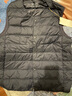 MUJI男式 輕量羽絨便攜式 背心 男士羽絨馬甲  深藏青色 M 曬單實(shí)拍圖