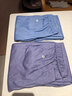 北極絨中老年人純棉秋褲男棉毛褲寬松爸爸老式線(xiàn)褲加肥大碼深藍+鐵灰2XL 曬單實(shí)拍圖
